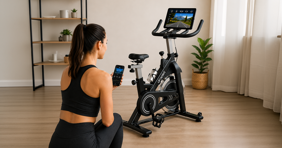 Bicicleta Estática con Bluetooth: ¿Qué Apps Puedes Conectar? | Droplet México