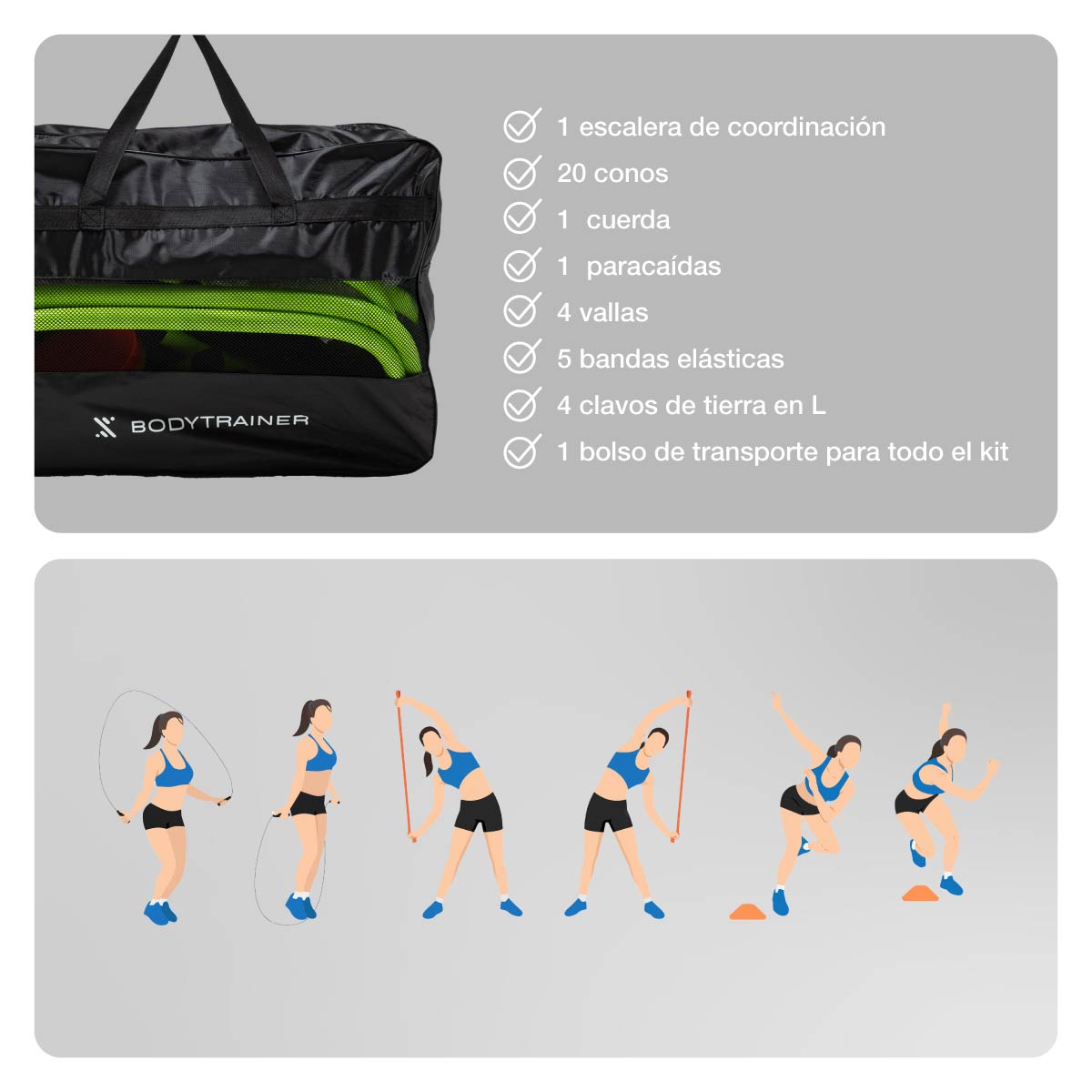 Set de Agilidad para Entrenamiento 36 pzs