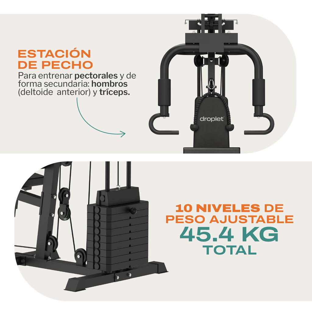 Gimnasio Multifuncional HG-321 Pro