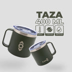Taza Térmica 400 ml Verde