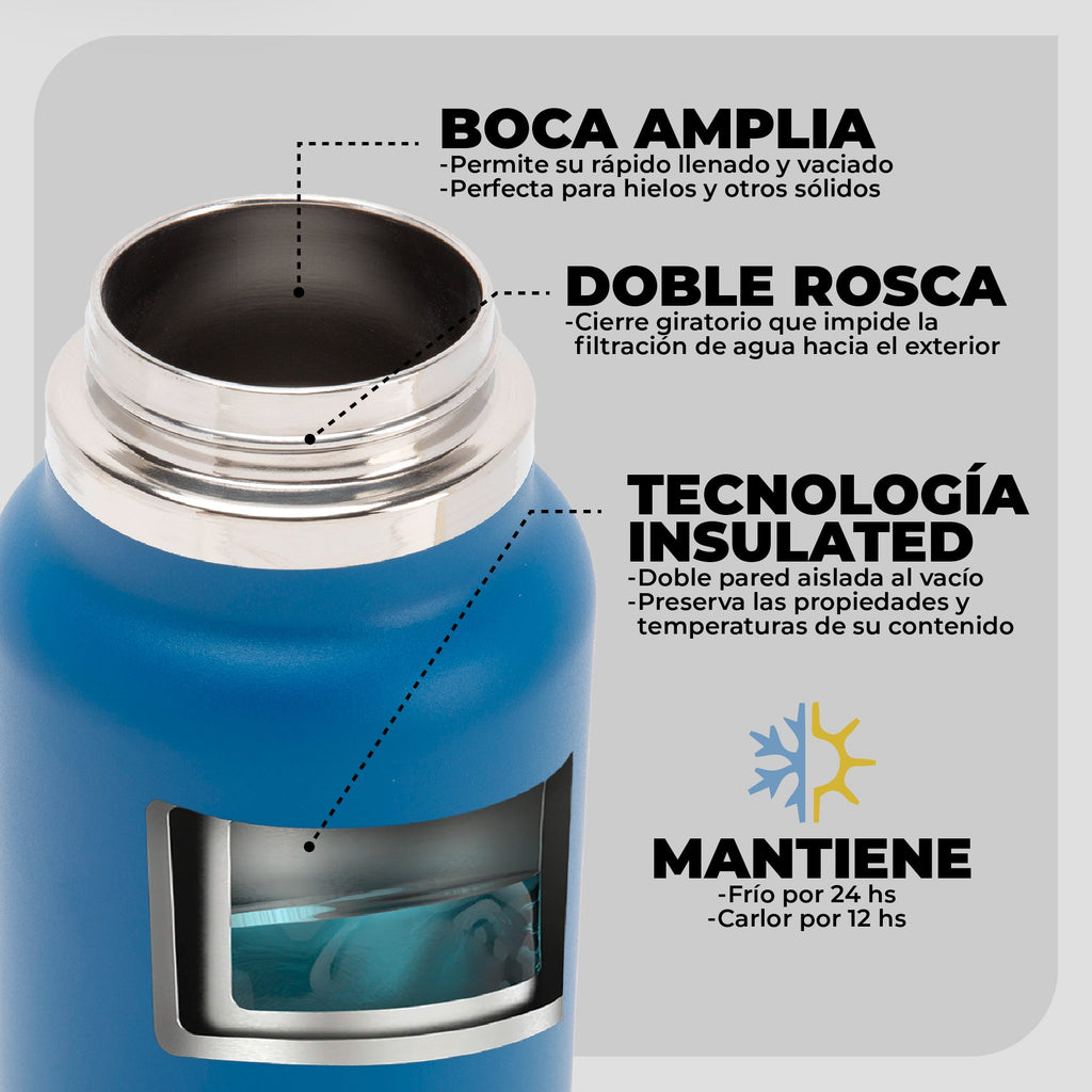 Termo de agua 1 litro