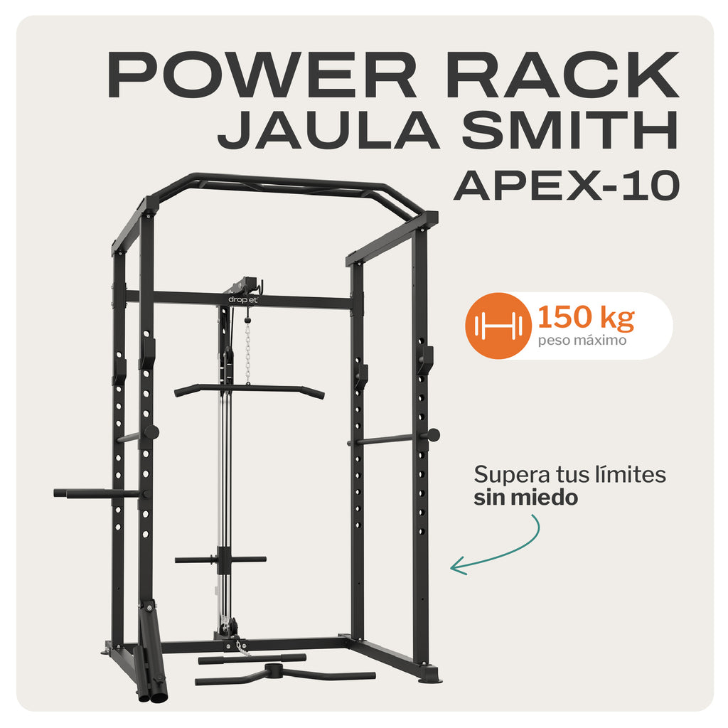 PREVENTA Jaula Smith Gimnasio Multifuncional APEX-10