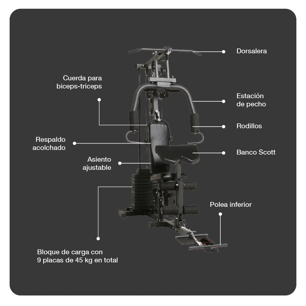 Multigimnasio Home Gym HG-321 Pro
