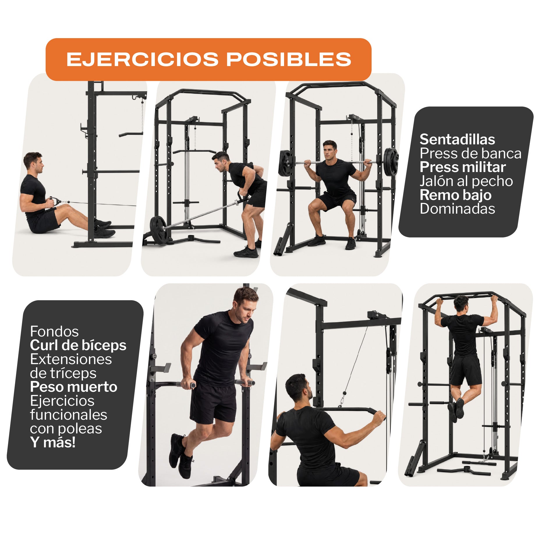 PREVENTA Jaula Smith Gimnasio Multifuncional APEX-10