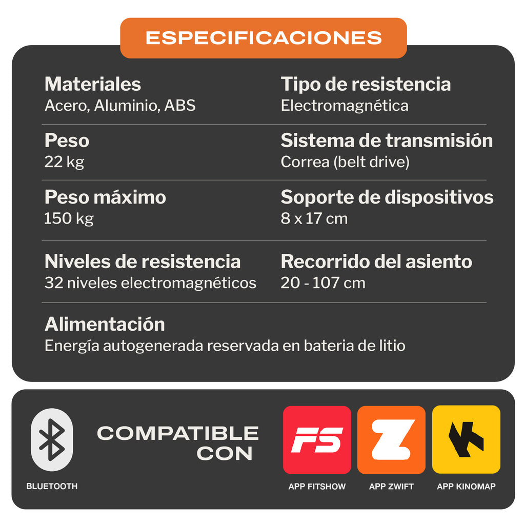 PREVENTA Remadora Magnética Plegable ROW2