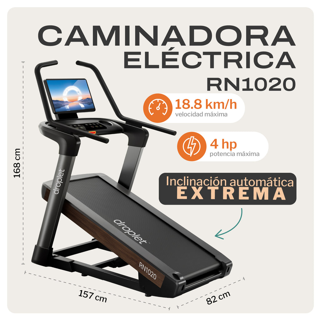 Caminadora con Inclinación Extrema RN1020