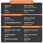 PREVENTA Jaula Smith Gimnasio Multifuncional APEX-10