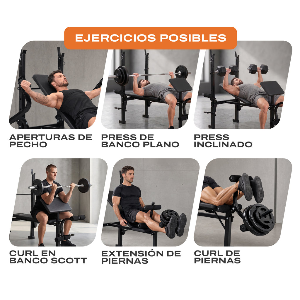 Banco para Ejercicios Multiposición PBM400