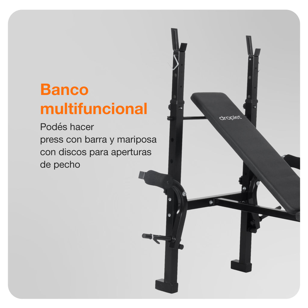 PREVENTA Banco para Ejercicios Multiposición PBM400