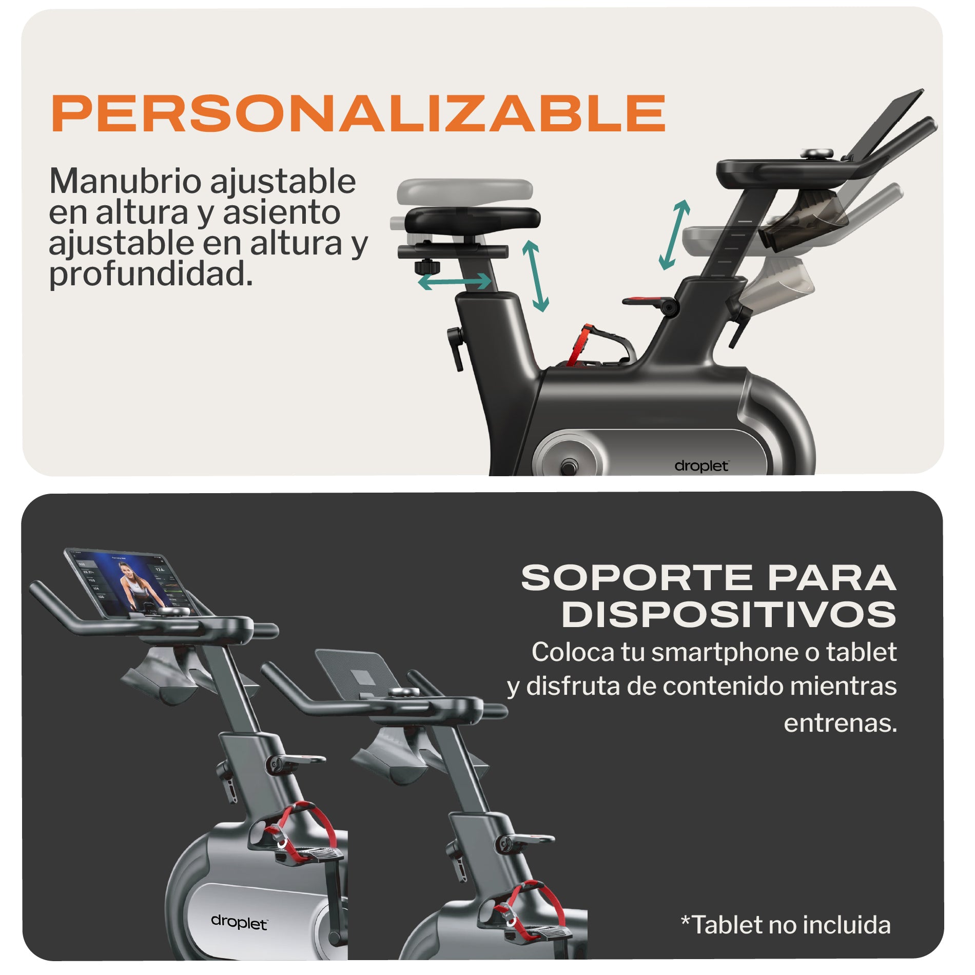 Bicicleta Fija Spinning Magnética 10 Kg MG10