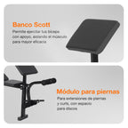 PREVENTA Banco para Ejercicios Multiposición PBM400