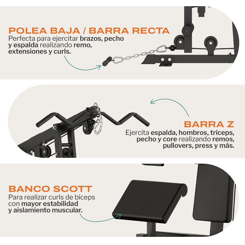 Gimnasio Multifuncional HG-321 Pro