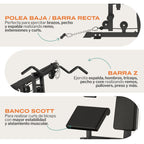 Gimnasio Multifuncional HG-321 Pro