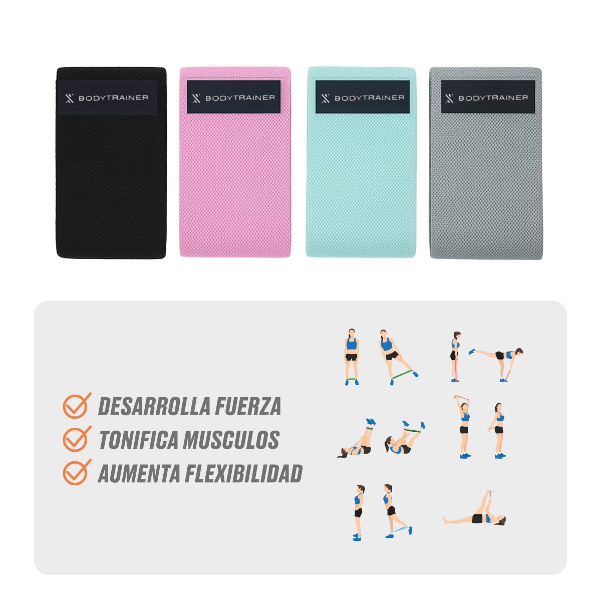 Set 4 Ligas de Resistencia