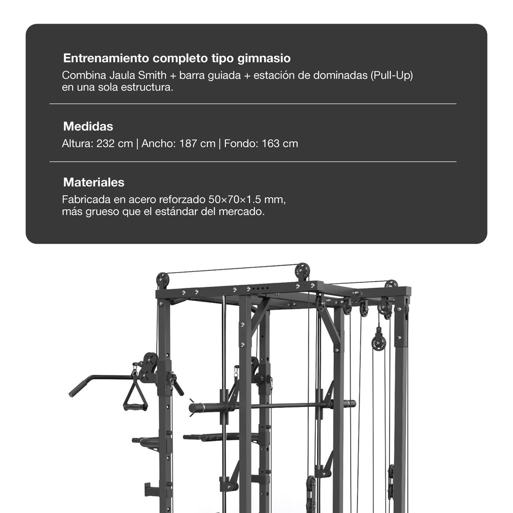 Jaula Smith Multigimnasio APEX-20