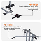 Ficha descriptiva de estaciones de gym en casa hm-320.