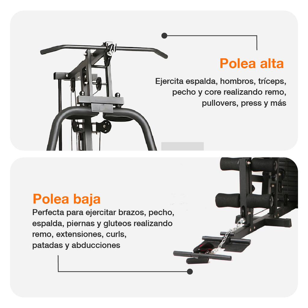 Estaciones de multigimnasio hg-321 pro.