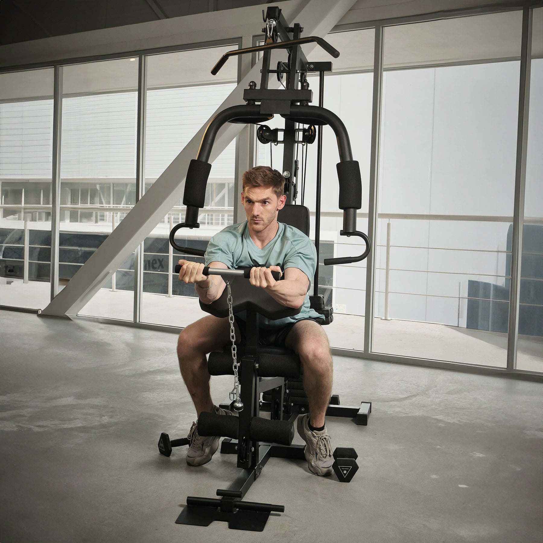 Imagen ambientada de gym en casa hg-321.