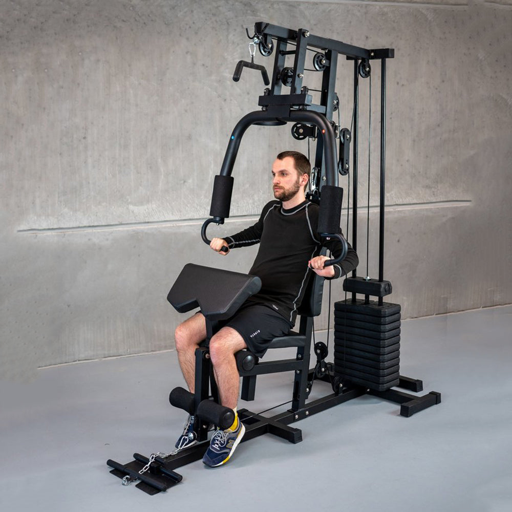 imagen de gym en casa en uso.
