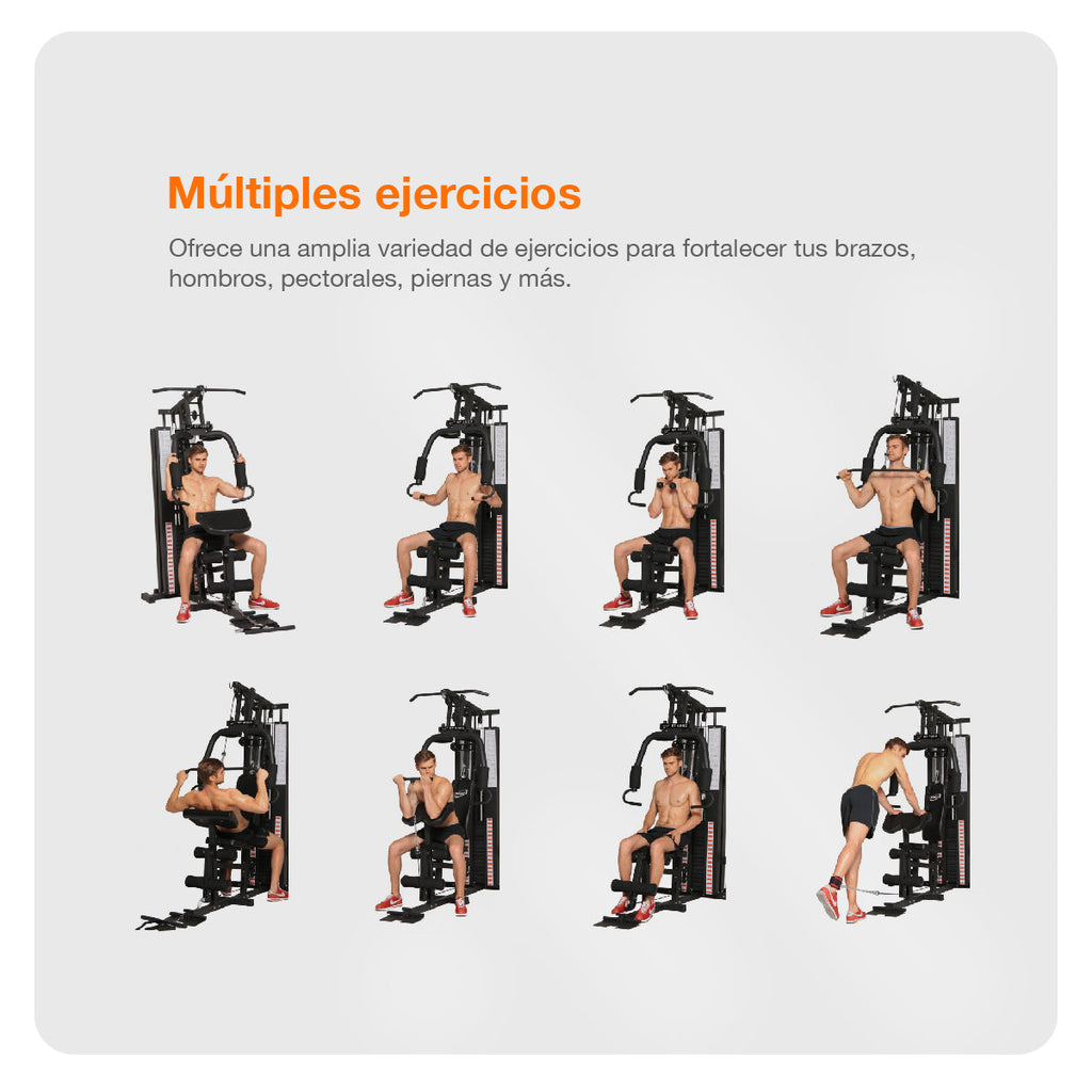 Ejercicios posibles con el gym en casa.
