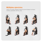 Ejercicios posibles con el gym en casa.