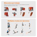 Ficha de músculos que trabaja el multigimnasio hm-320.