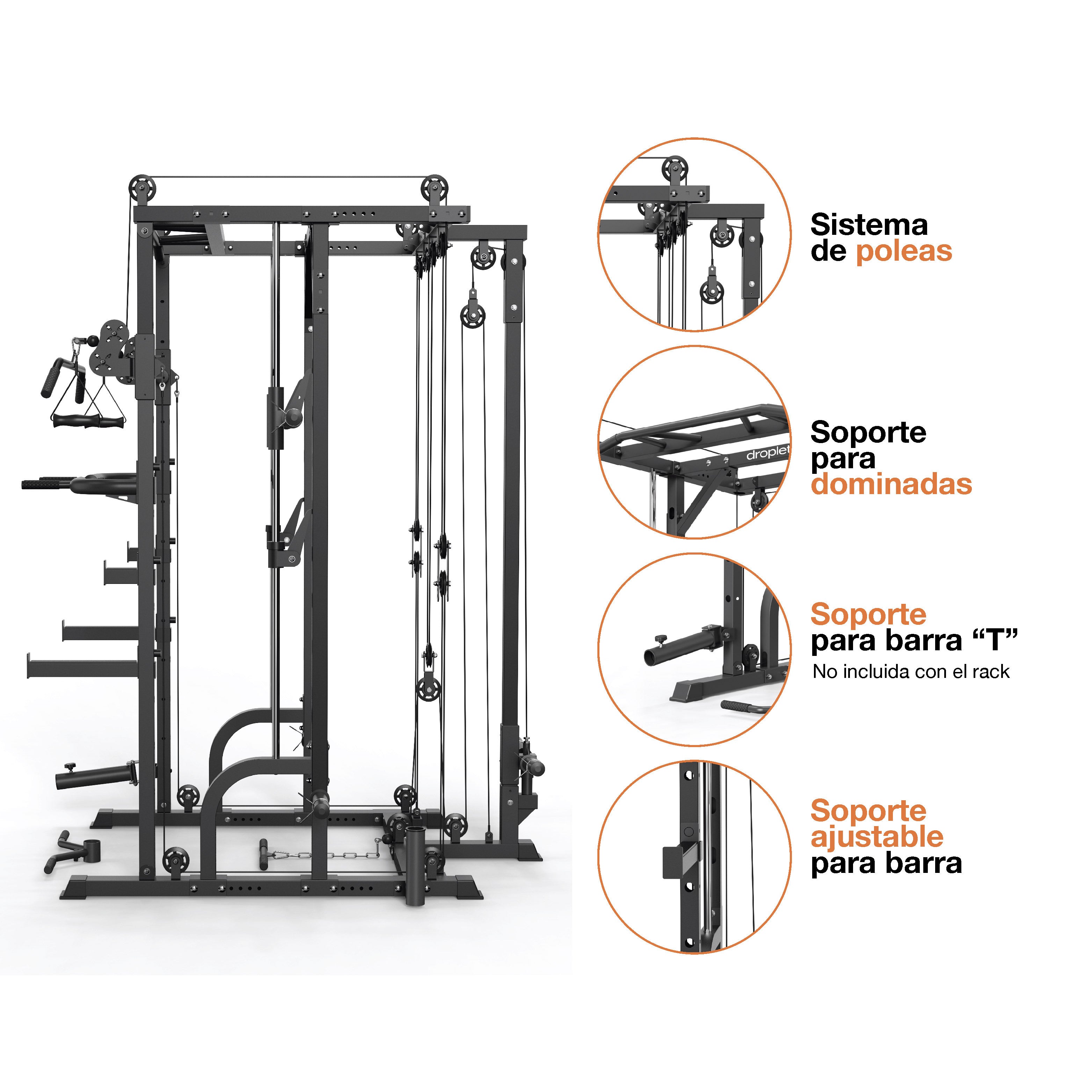 Jaula Smith Multigimnasio APEX-20