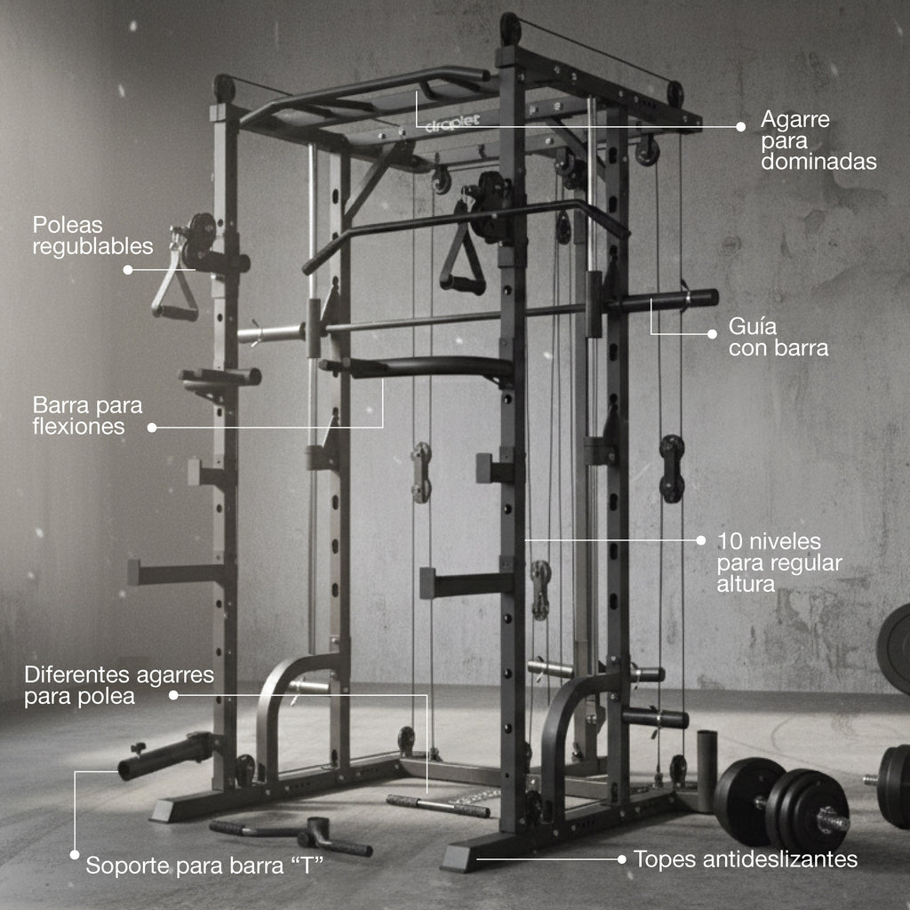 Jaula Smith Multigimnasio APEX-20